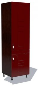 Corp pentru frigider incorporabil Zebra MDF tulip rosu