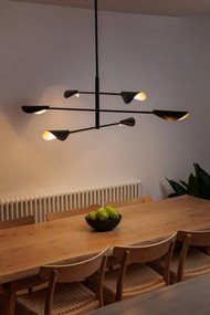 Lustra suspendata cu 6 surse de lumina LIGGERA
