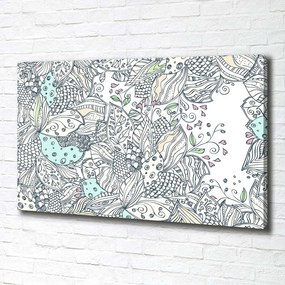 Print pe canvas Model floral