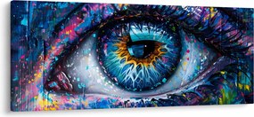 Tablou - Pictura ochilor (120x50 cm)