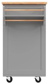 Insulă de bucătărie modernă, Gri | Aosom Romania