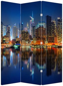 Paravan - Manhattan noaptea (126x170 cm)