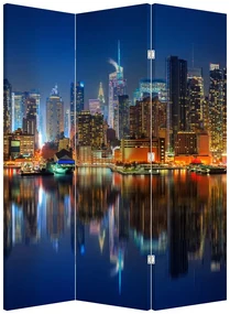 Paravan - Manhattan noaptea (126x170 cm)