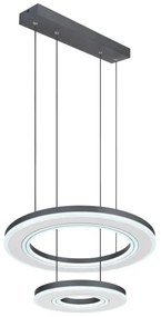 Lustră LED dimabilă pe cablu Globo 67191-50 BLASIUS LED/50W/230V d. 50 cm+ telecomandă