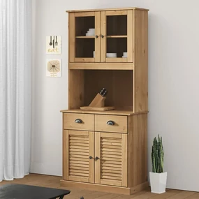 3188301 vidaXL Dulap înalt VIGO, 78x40x175 cm, lemn masiv de pin