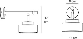 Aplica de perete din alama Elegant Design