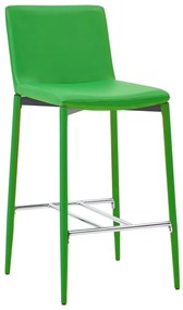 Set mobilier de bar, 5 piese, verde, piele ecologica Verde, 5