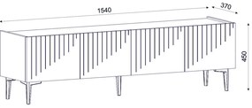 Măsuță TV Draw Sapphire Oak