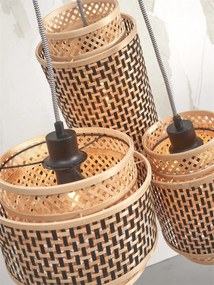 Lustra eco din bambus Bhutan/3-Shades bl/nat