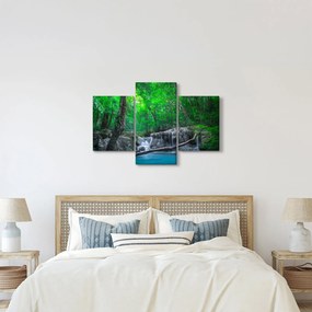 Tablou - Cascada Erawan, Kanchanaburi, Thailanda (90x60 cm)