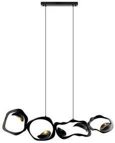 Lustra suspendata neagra Organic 5L