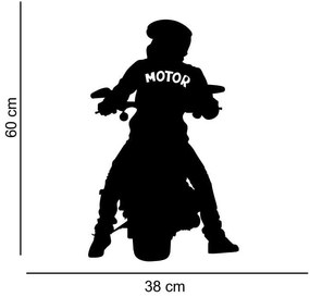 Sticker perete Silueta biker