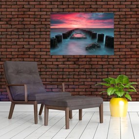 Tablou - Pietre în mare (90x60 cm)