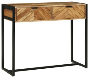 vidaXL Masă Consolă 90x35x75 cm Lemn Masiv Acacia