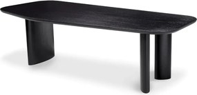 Masa dining moderna design LUX Flemings negru 250x105cm