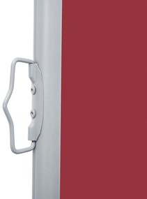 Copertina laterala retractabila, rosu, 170 x 1000 cm Rosu, 170 x 1000 cm