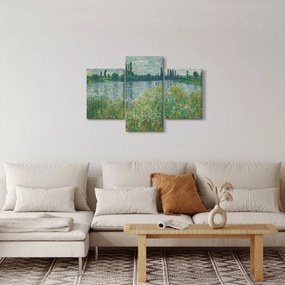 Tablou - Claude Monet, Banks of the Seine, reproducere (90x60 cm)