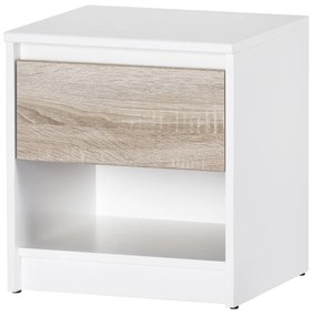 Noptieră Wanta 05 (alb + stejar sonoma). 1068250