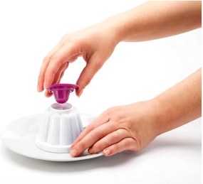 Set 4 forme pentru budincă Metaltex, ø 8 x 7 cm