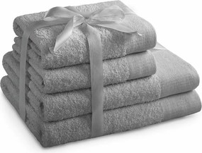 Restilo Set de prosoape Amari gri  deschis, 2 buc. 50 x 100 cm, 2 buc. 70 x 140 cm