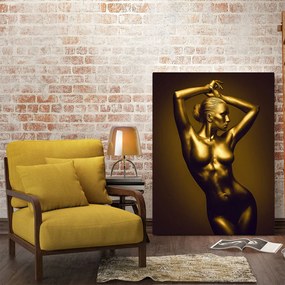 Tablou Canvas - Golden Nude Pose 5 40 x 60 cm