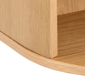 Noptieră în culoare naturală deschisă cu aspect de lemn de stejar Paron – Actona