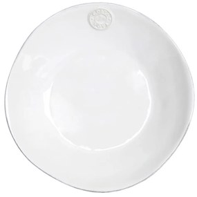 Farfurie adâncă din gresie ceramică Costa Nova, Ø 25 cm, alb