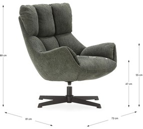 Fotoliu verde Odette – Marckeric