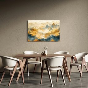 Tablou - Munți, acuarelă (90x60 cm)