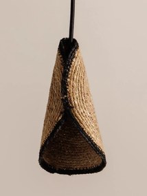 Lustra natur, din iuta naturala, H22cm Yucatan