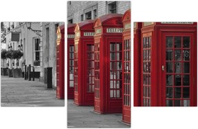Tablou - Cutii telefonice din Londra (90x60 cm)