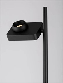 Lampa de podea LED cu spot directionabil stil minimalist KEDROS negru