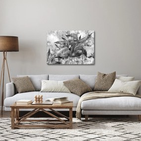 Tablou - Graffiti cu flamingo (70x50 cm)