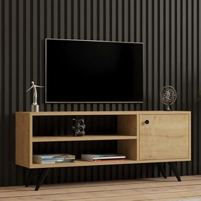 Comoda TV Wisona, culoare stejar, 120 x 29 x 50 cm