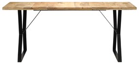 247945 vidaXL Masă de bucătărie, 180 x 90 x 76 cm, lemn masiv de mango