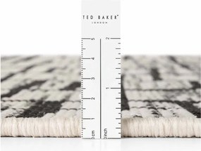 Covor pentru exterior și interior negru/crem rotund ø 200 cm Haringey Crouch – Ted Baker