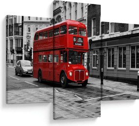 Tablou - Londra cu autobuz (90x60 cm)