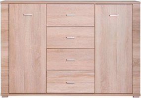 Comoda GRAND tip 9, PAL, stejar sonoma, 140x39x96 cm