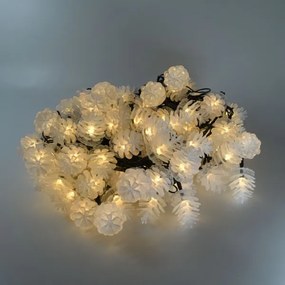 Retlux - Ghirlandă LED pentru exterior, 80 LED/25m, IP44, alb cald