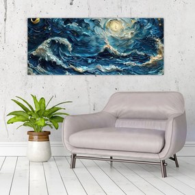 Tablou - Pictura cerului și a mării (120x50 cm)