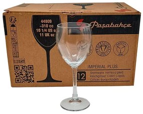 Set 12 Pahare Vin Alb Pasabahce Imperial Plus 310 ml  Eleganta si Calitate pentru Savurarea Vinului Alb