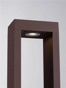 Stalp exterior LED 3000K IP65 DOLIX corten, H-30cm