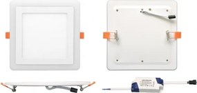 LED Lampă încastrată DUO LED/18W/230V + LED/6W