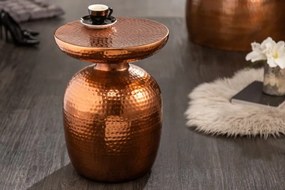 Masuta auxiliara design unicat Orient 36cm cupru