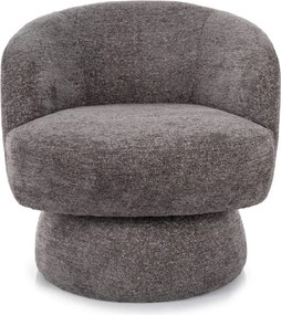 Fotoliu design rotativ COSMIC RAVEN, gri