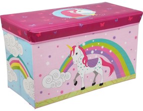 Cutie de depozitare pentru copii Unicorn, 60 x 30x 35 cm