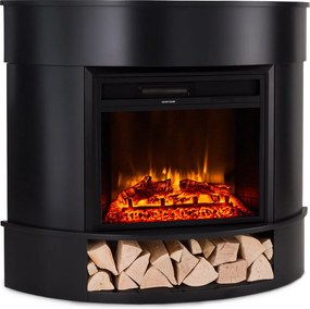 Klarstein Loloru Electrokamin Electrokamin Heizlüfter 900/1800W Wochentimer Fernbedienung