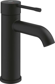 Baterie lavoar monocomanda negru mat Grohe Essence S fara ventil