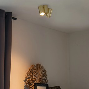 Spotlight de design din alamă cu 2 lumini reglabile - Michael