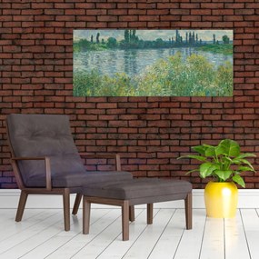 Tablou - Claude Monet, Banks of the Seine, reproducere (120x50 cm)